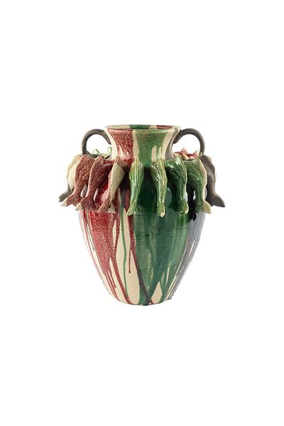 Mikasa Moor Colored Fish Vase 44X45Cm