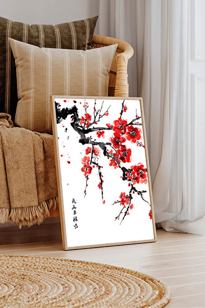 Dekorsiahome Jednodijelni drveni stol sa ramom za dnevnu sobu, hodnik i kuhin...