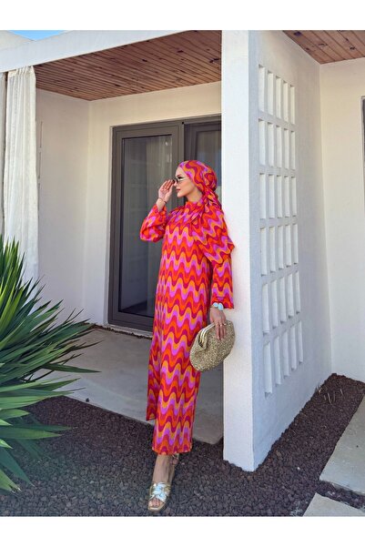 Melike Tatar Πολύχρωμο Φόρεμα 32-3583