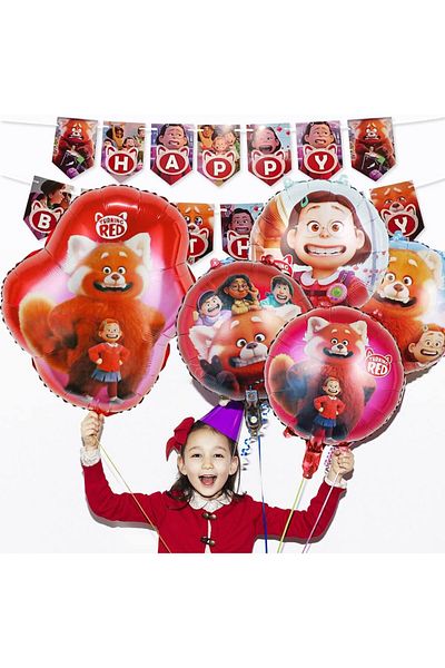 Ksopsdey birthday set, latex/foil, multicolor, 28 pieces