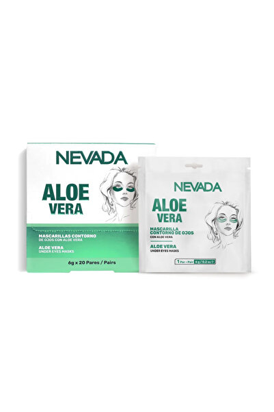 NEVADA أقنعة تحت العين بالصبار من نيفادا – لترطيب وتهدئة محيط العين 20 زوجًا