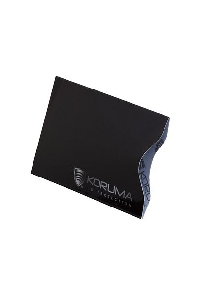 OEM Contactless RFID Credit Card Protection Film, Koruma, KUK-70VBLS, Black/Silver