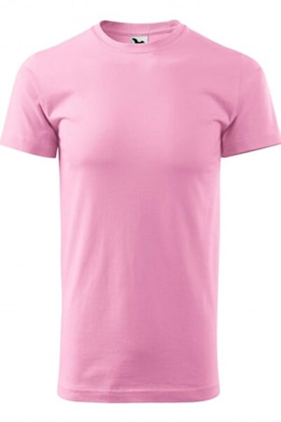 Malfini Tricou bărbătesc Basic, roz, mărimea 3XL