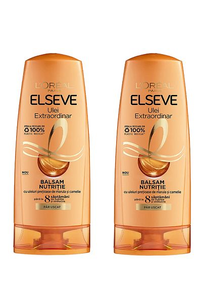 L'oreal Elseve Conditioner Extraordinary Oil, 200 ml x2 PCS