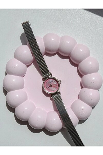 Reorah Collection Aura Glow Çelik Saat Gümüş Kaplama