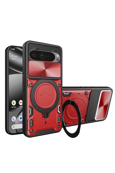 Tim Protective Case for Google Pixel 10 Pro XL, Y78, Hard Plastic, Elegant Ruby