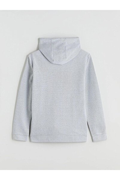 LC Waikiki XSIDE Kapüşonlu Uzun Kollu Erkek Fermuarlı Sweatshirt (W5)