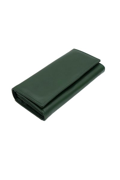 Tita Women's wallet, Green genuine leather, - PR344