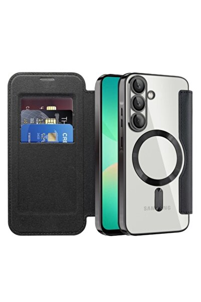 Stef's Cat Θήκη Samsung Galaxy A26 5G - SmartMag Book Case C47, Δερμάτινη, Μαύρη