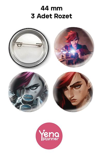 Yenaplanner Arcane Bag Ornament / Badge Set