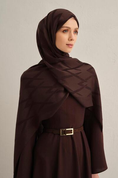 Armine Lyocell Shawl - 1 - Bitter Brown 10