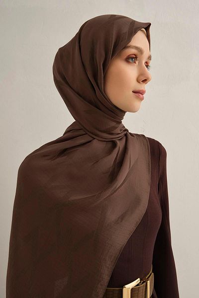 Armine Lyocell Shawl - 1 - Brown 11