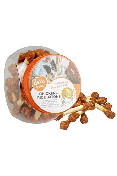 Duvo Plus دوفو+ قطع لحم دجاج وأرز 400 جرام [الوزن - 400 جرام]