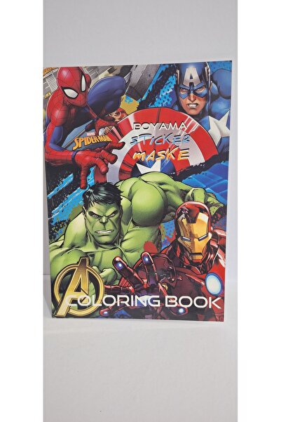 mutluanılarpartievi Mutlu anılar parti evi süper kahraman boyama kitabı