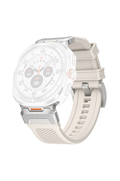 Danex Cure compatibilă cu Samsung Galaxy Watch Ultra 47mm, Q37, Lexgard, Arctic Snow/Silver