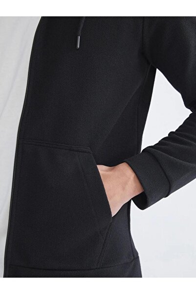 LC Waikiki XSIDE Kapüşonlu Uzun Kollu Erkek Fermuarlı Sweatshirt (W5)