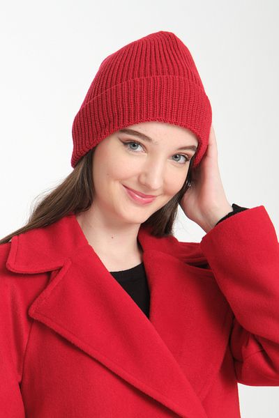T Crazy T-Crazy Knitwear Beanie Ribbed Knitwear Knitted Beanie, Thick Knitted Beanie, Knitwear Beanie, Comfortable and Stylish Beanie