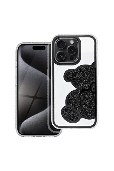 Fils Husa pentru Apple iPhone 11, Teddy Bear, Precision Fit, G39, Neagra