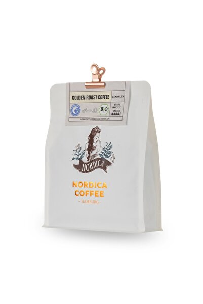Nordica Coffee , BIO, CAFEA PRĂJIRE AURIE cafea măcinată 250 g, 09S-1205-4205, RO--026