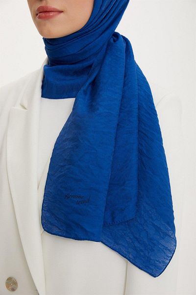 Armine Outlet, Organic Cotton Shawl - 570 - Saks Blue