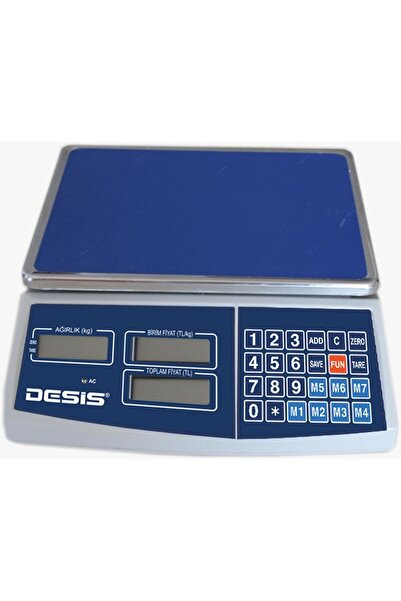 TART-SAM DESİS ACS-A 30 KG Bakanlık Onaylı Fiyat Hesaplamalı Terazi – Şarjlı,...