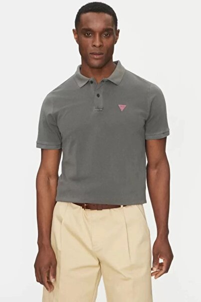 Guess Κοντομάνικο polo - Μαύρο - Κανονική εφαρμογή