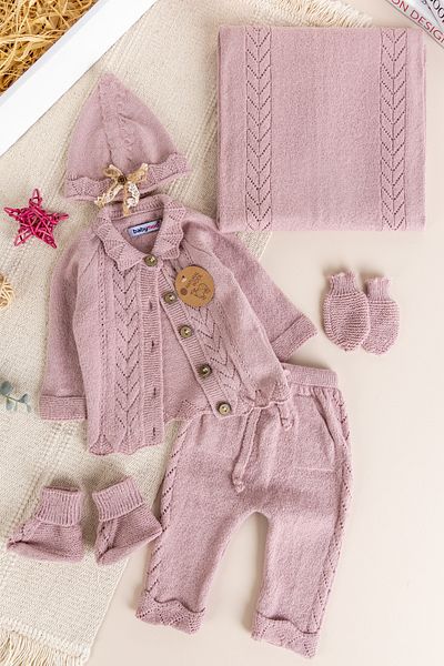 Babymod Knitwear Baby Girl Hospital Release Gift Baby Set