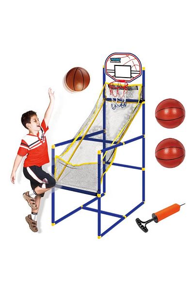 Toybox Portable Kids Arcade Basketball Game Set