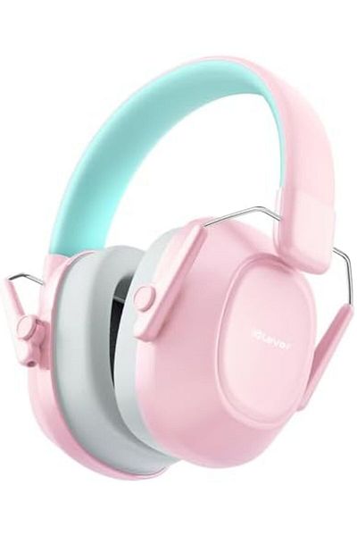 iClever Kids Safety Noise Reduction Ear Muffs, SNR 29dB, Noise Cancelling Ear Hearing Protection for
