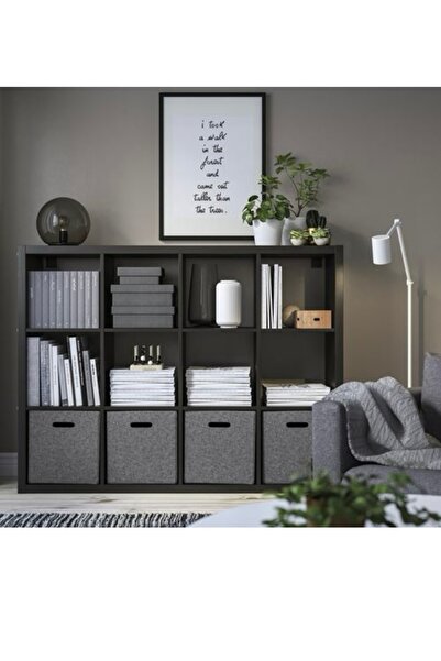 IKEA Bladdra Box, Gray, 33X38X33Cm