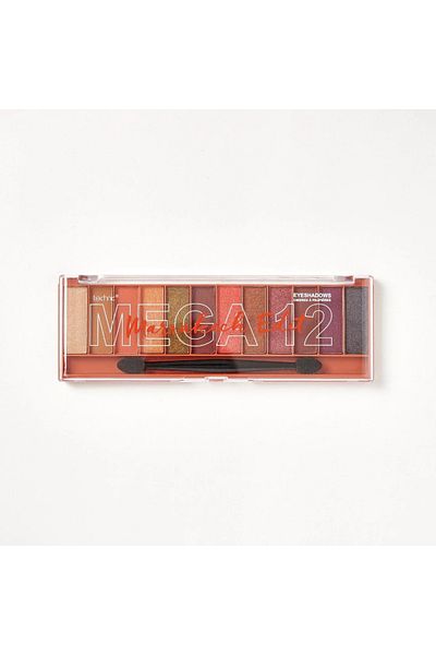 TECHNIC Marrakech eyeshadow palette, 12 shades, various finishes, multicolor