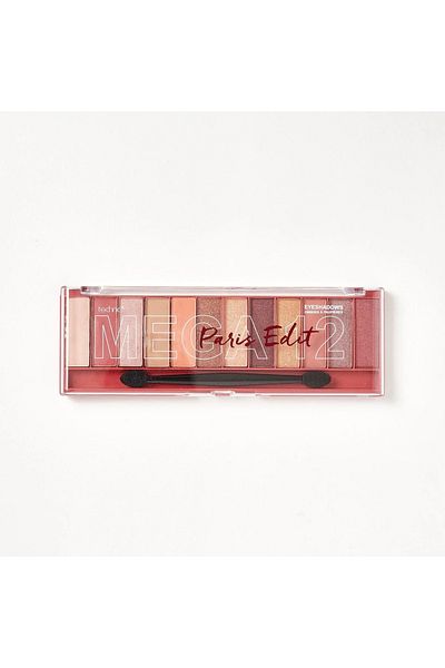 TECHNIC Paris eyeshadow palette, 12 shades, various finishes