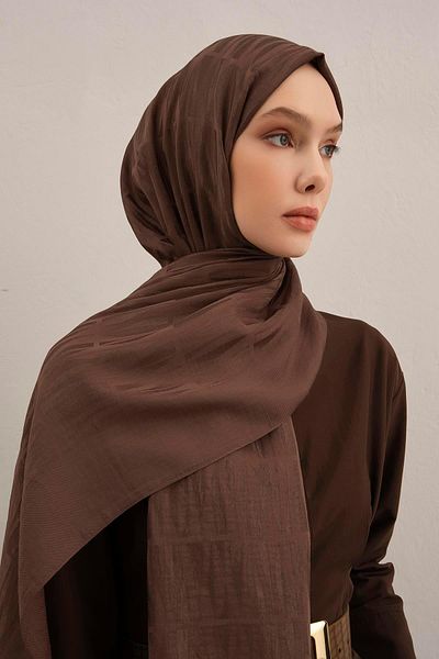 Armine Lyocell Shawl - 3 - Brown 11
