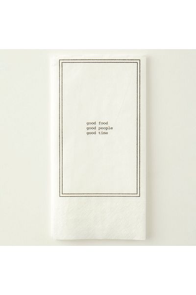 Bella Maison Goodies 100 Paper Napkins White (33X33 cm)
