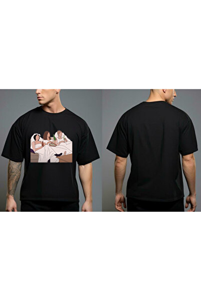 Sebesta Fashion New Season Girl Friends Printed Cotton T-Shirt Sebesta Fashion