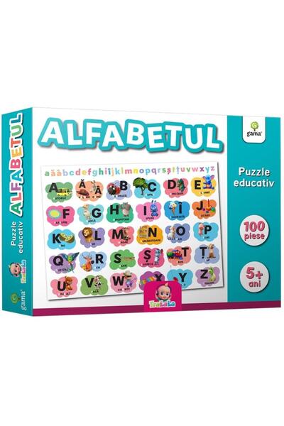 Gama Alphabet. Puzzle 100 pieces