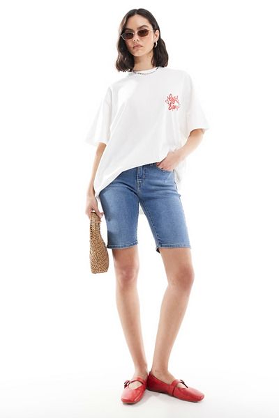 The Champ Clothing Women's White Oversize Summer T-Shirt – Cafe Latte Espresso Coffee Themed Front Back Printed Comfortable Fit