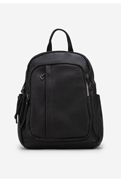 B T Shoes Čierne dámska ruksak Karinne