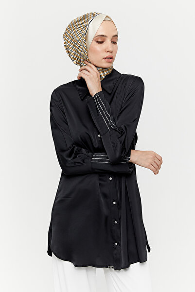 Setrms Sıra Taşlı Krep Tunik