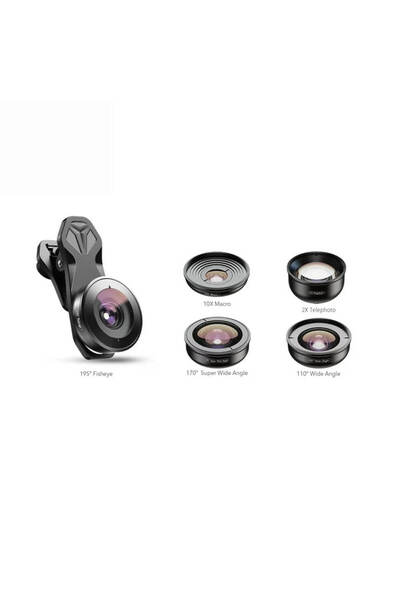 APEXEL APL-HB 5 4K HD Professional 5 in 1 Lens Kit
