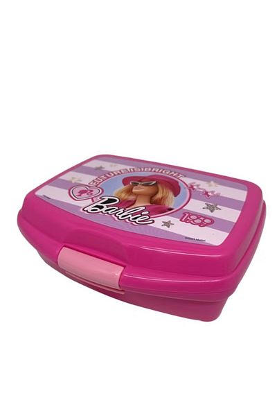 First Kid HQ Barbie Rectangular Lunch Box for Kids – Pink