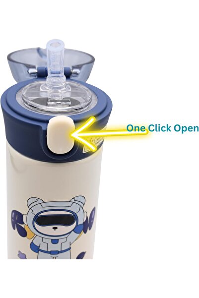 Twisoo Leakproof Double‑Wall Vacuum Sippy Cup Stainless Steel Insulated Travel Water Bottle for Ki