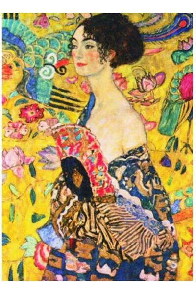 Gold Puzzle Puzzle Gustav Klimt: Lady with Fan, 1000 pieces (60