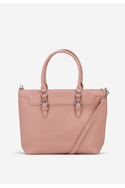 B T Shoes Růžové rukojeť kabelky Simonea