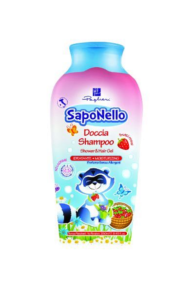 Saponello Shampoo and Shower Gel with Strawberries for Kids 250 ml