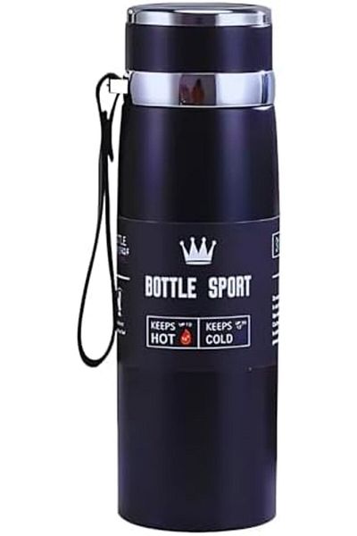 Twisoo Large Capacity Stainless Steel Vacuum Flask with Strap – 800ml Leak-Proof Insulated Thermos