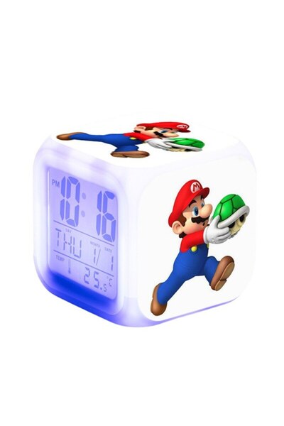 Mixbo Cubic Clock for Children's Room Mixbo, Multiple Features, Lights, Model 16