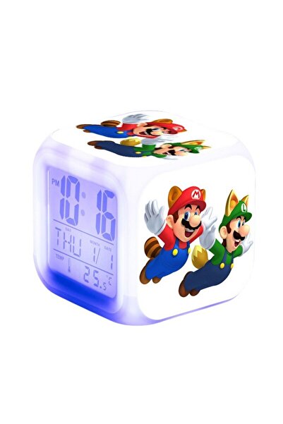 Mixbo Cubic Clock for Kids Room Mixbo, Multiple Functions, Lights, Model 1