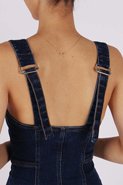 FABB Fermuar Detaylı Kot Elbise