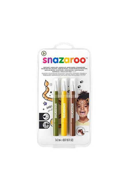 Snazaroo قلم فرشاة الغابة - قلم رسم للوجه والجسم